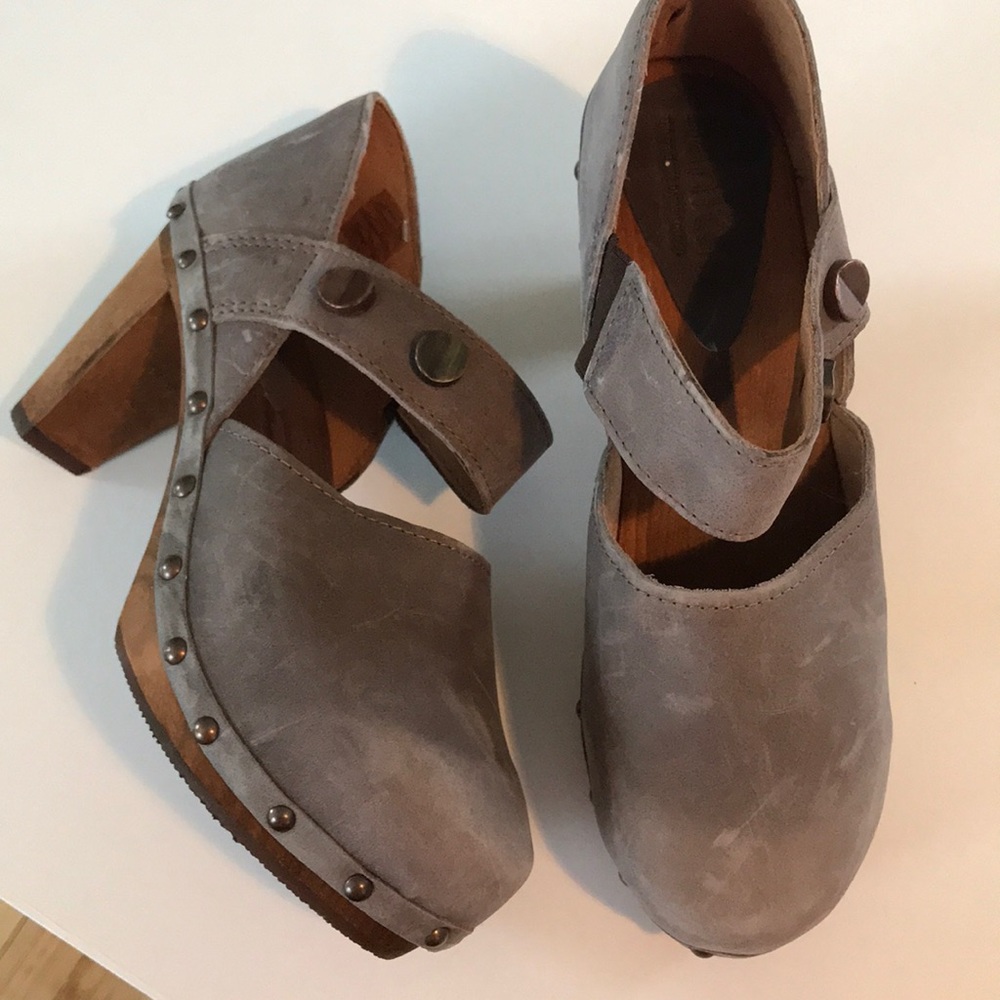 Sanita leather heels